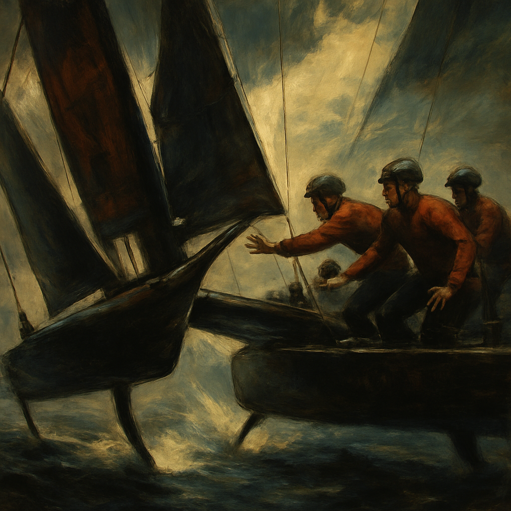 Quasi-collision de SailGP Denmark — SportsMistakes artwork