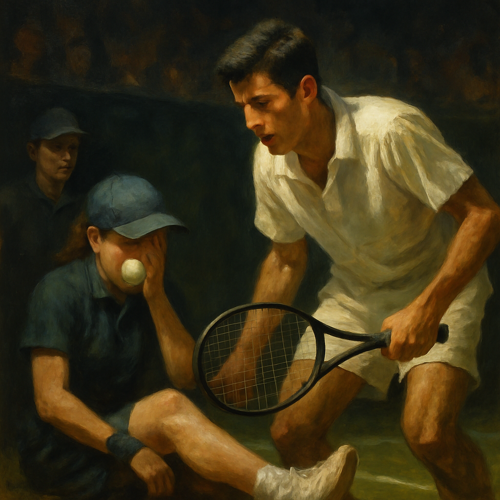 Tim Henman Ball Girl Incident — SportsMistakes artwork
