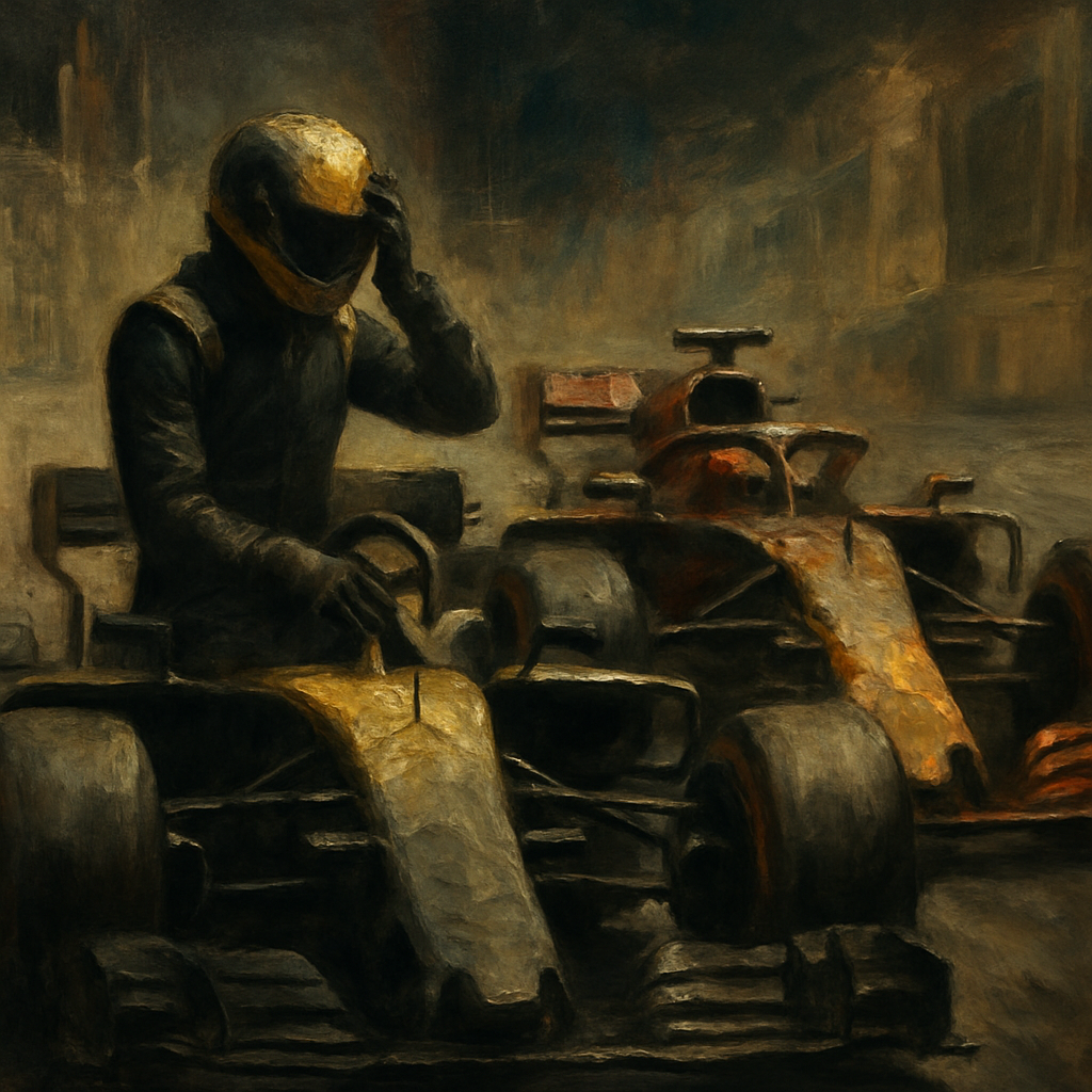 Daniel Ricciardo Baku Reverse Button Error — SportsMistakes artwork