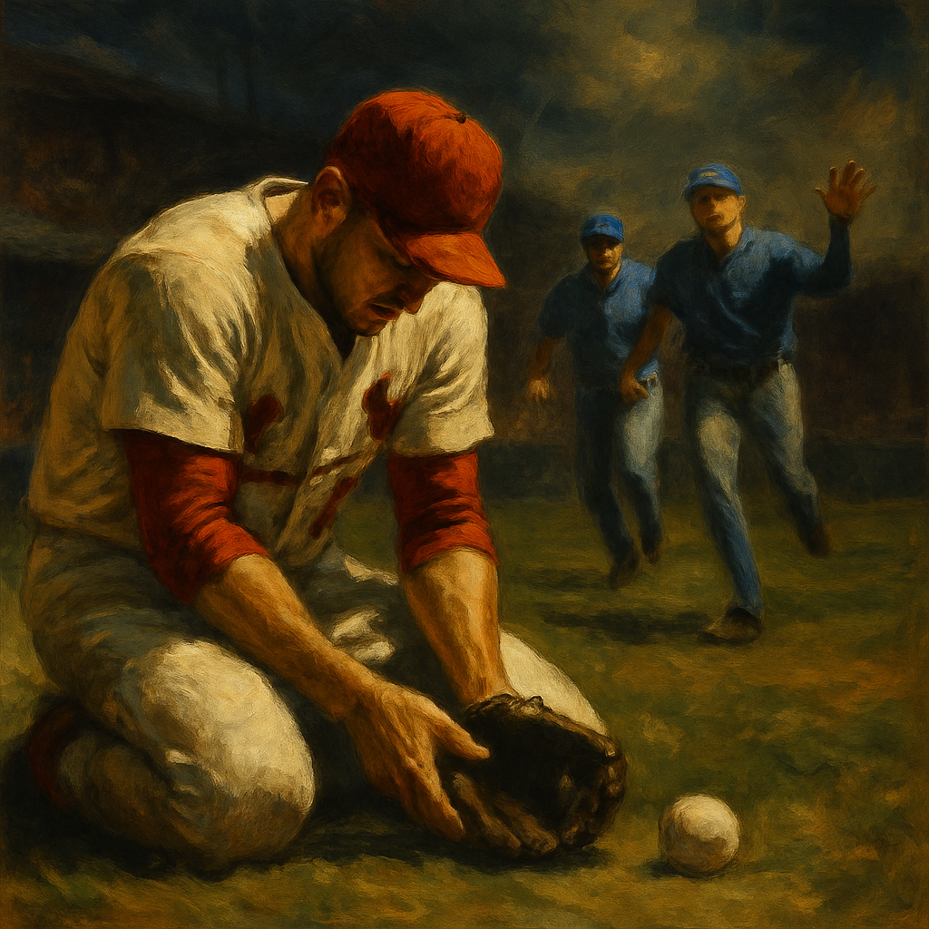 Matt Holliday échappe une balle frappée en flèche — SportsMistakes artwork