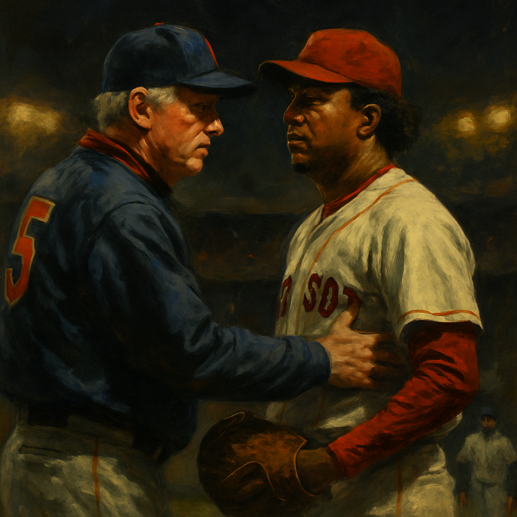 Grady Little Leaves Pedro In — SportsMistakes artwork