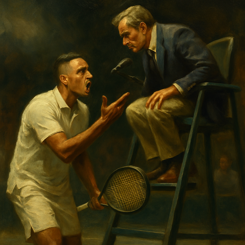 Nick Kyrgios Chair Umpire Insults — SportsMistakes artwork