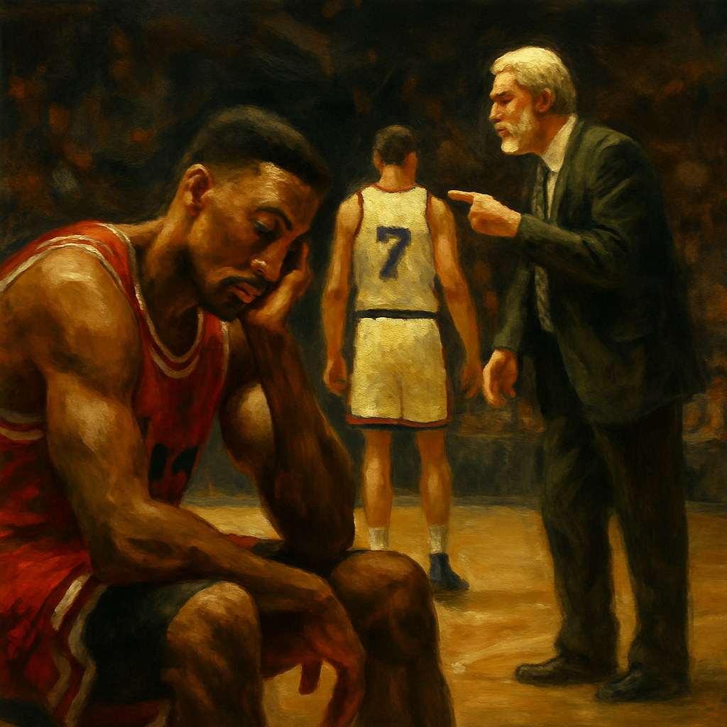 Scottie Pippen refuses final play — SportsMistakes artwork