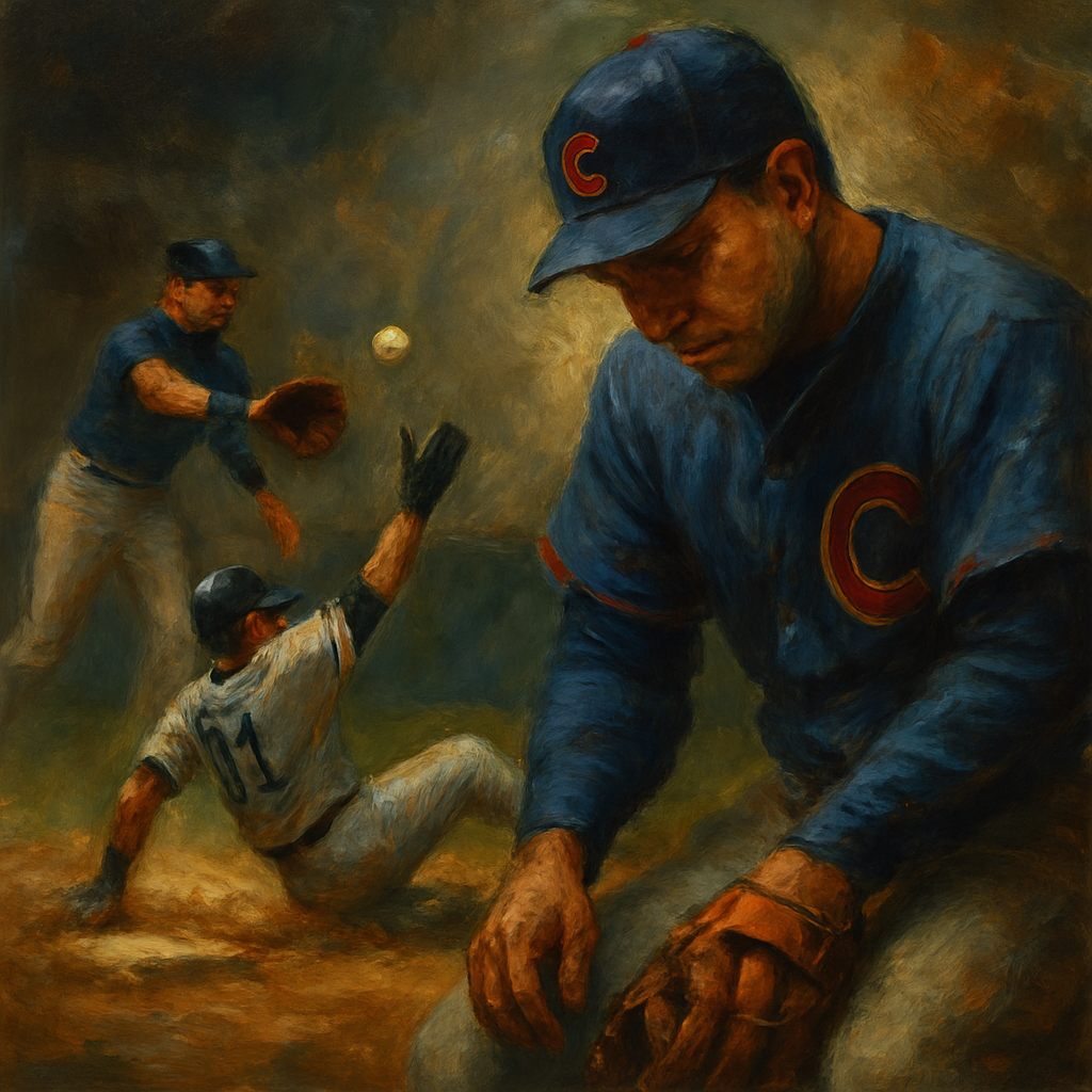 Cubs Alex Gonzalez misplayed an inning-ending double play — SportsMistakes artwork