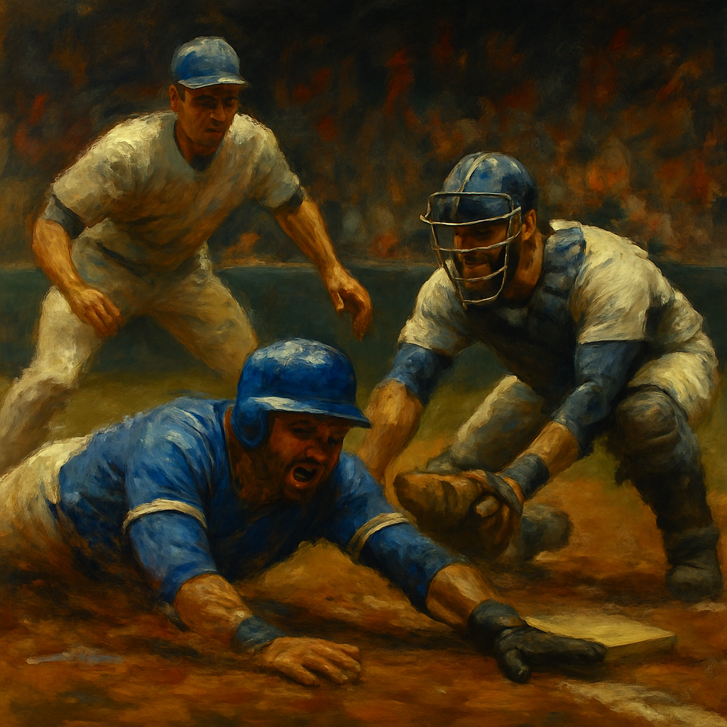 Isiah Kiner-Falefa's Out at Home Plate in 2025 World Series Game 7 — SportsMistakes artwork